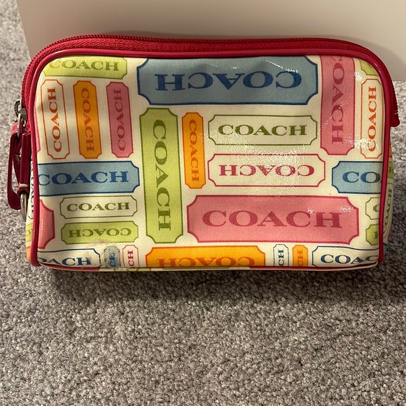 Coach Bags Coach Small Cosmetic Bag Bright Colors Poshmark